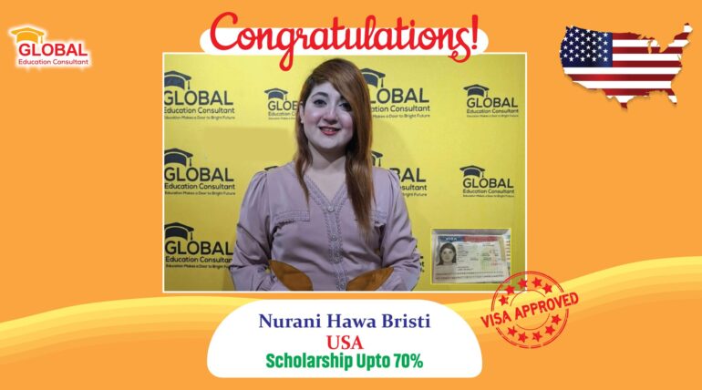 Nurani Hawa Bristi F1 Visa In USA