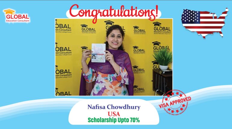 Nafisa Chowdhury F1 Visa In USA