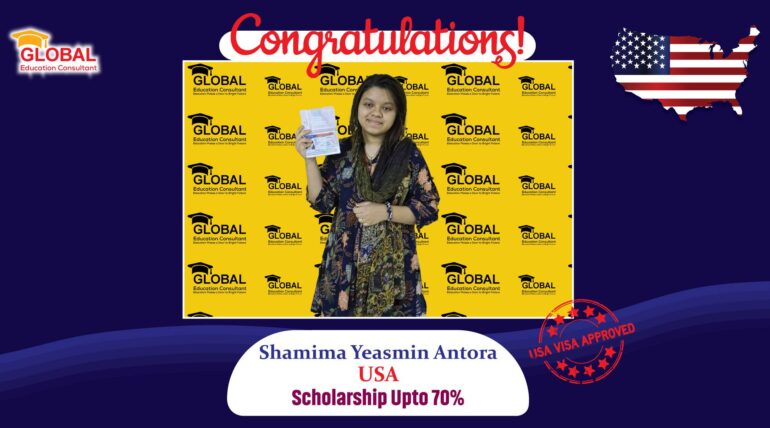 Shamima Yasmin Antora F1 Visa In USA