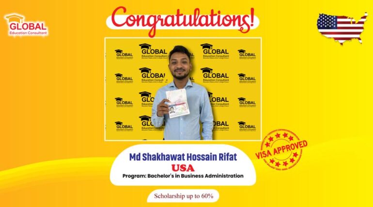 Md Shakhawat Hossain F1 Visa In USA