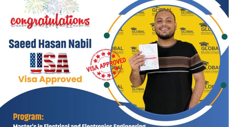 Saeed Hasan Nabil F1 Visa In USA